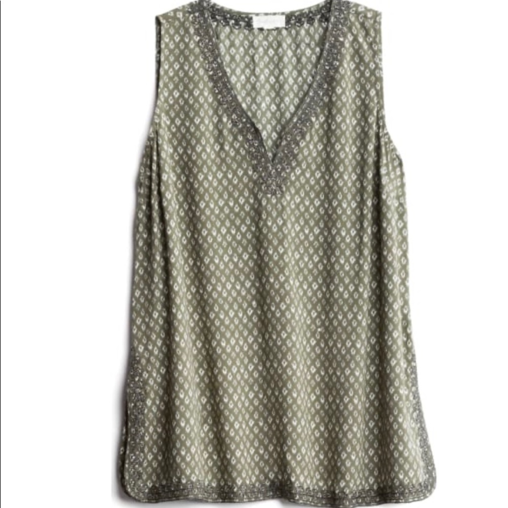 Metallic Embroidery Top